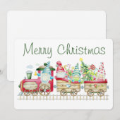 Prettig kerstfeest kerstkaart (Voorkant / Achterkant)