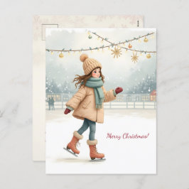 Prettig kerstfeest! Kerstkaart.  Feestdagenkaart