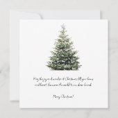 Prettig kerstfeest kerstkaart voor beste vriend(in kaart (Achterkant)