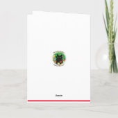 Prettig Kerstfeest Kerstkat  Feestdagen Kaart (Achterkant)