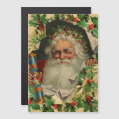 Prettig kerstfeest Kerstman Antiek klassiek (Voorkant / Achterkant)