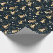 Prettig kerstfeest Kerstman Bel Geschenkverpakking Cadeaupapier (Hoek)