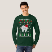 Prettig kerstfeest Kerstman Dokter T-shirt (Voorkant volledig)