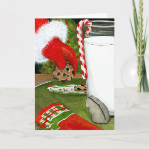 Prettig kerstfeest Kerstman Hamster door Bihrle Kaart