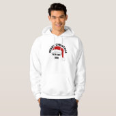 Prettig kerstfeest Kerstman Hoodie (Voorkant volledig)