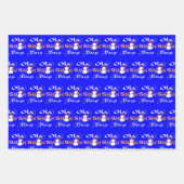 Prettig kerstfeest Kerstman Inpakpapier Vellen (Voorkant 2)
