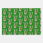 Prettig kerstfeest Kerstman Inpakpapier Vellen (Voorkant 3)