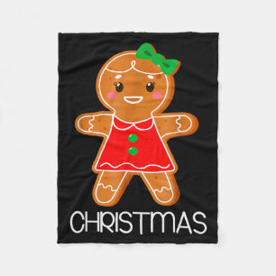 Prettig kerstfeest Kerstman Kerstpyjama Fleece Deken