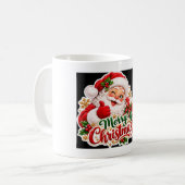 Prettig kerstfeest Kerstman Kerstthee mok (Voorkant links)