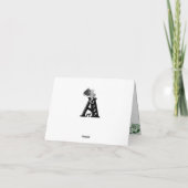 Prettig kerstfeest! Kerstman met Kat en Hond Kaart (Achterkant)