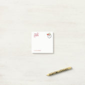 Prettig kerstfeest,Kerstman-Personalisatie Post-it® Notes (Op bureau)