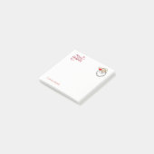 Prettig kerstfeest,Kerstman-Personalisatie Post-it® Notes (Schuin)