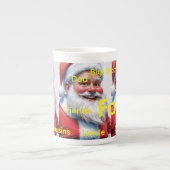 Prettig kerstfeest Kerstman Porselein Kop (Voorkant)