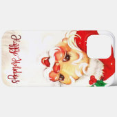 Prettig kerstfeest, Kerstman Retro Case-Mate iPhone Case (Achterkant (horizontaal))