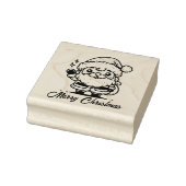 Prettig kerstfeest Kerstman Rubberstempel (Stempel)