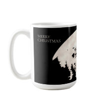 Prettig kerstfeest Kerstman slee rendier volle maa