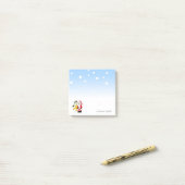 Prettig kerstfeest,Kerstman,Sneeuwman -Persoonlijk Post-it® Notes (Op bureau)