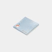 Prettig kerstfeest, Kerstman van sneeuw -Persoonli Post-it® Notes (Schuin)