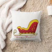 Prettig kerstfeest Kerstmans slee Kussen (Deken)