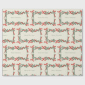 Prettig kerstfeest Kerstmis Cadeaupapier (Vlak)