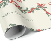 Prettig kerstfeest Kerstmis Cadeaupapier (Rol Hoek)