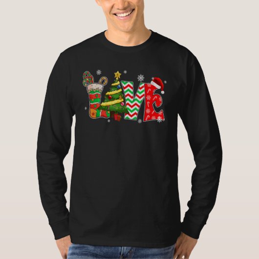 Prettig kerstfeest Kerstmis Gelukkig kerstfeest Ti T-shirt (Voorkant)