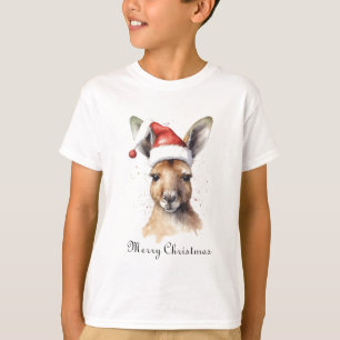 Prettig Kerstfeest, Kerstmis Kangoeroe op maat T-shirt
