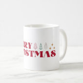 Prettig kerstfeest - Kerstmis Koffiemok (Voorkant rechts)