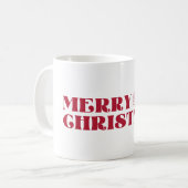 Prettig kerstfeest - Kerstmis Koffiemok (Voorkant links)