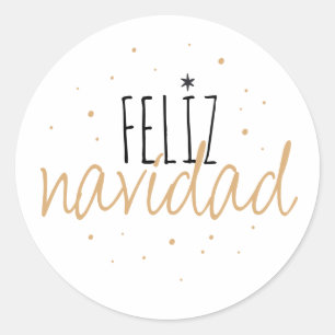 Prettig kerstfeest Kerstmis Ronde Sticker