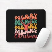 Prettig kerstfeest Kerstmis Xmas Pret  Muismat (Met muis)