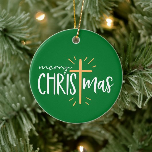 Prettig kerstfeest - Kerstornament Keramisch Ornament (Boom)