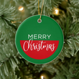 Prettig kerstfeest - Kerstornament Keramisch Ornament