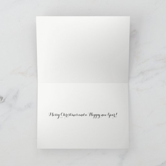 Prettig kerstfeest, Kerststal, aangepaste kaart (Binnen)