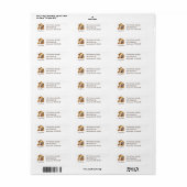 Prettig kerstfeest Kerststal gepersonaliseerd Etiket (Full Sheet)