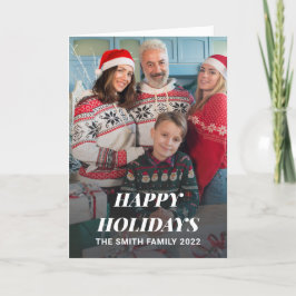 Prettig Kerstfeest Kerstvakantie Fotokaart Bedankkaart