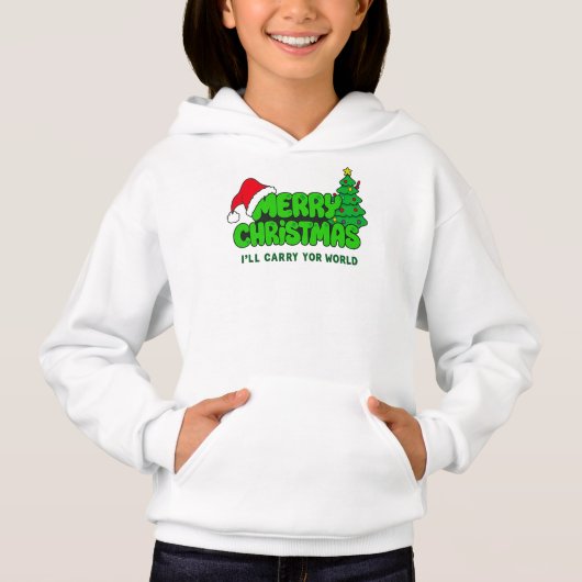 Prettig kerstfeest kinderen – Kerstman & Kerstboom (Voorkant)