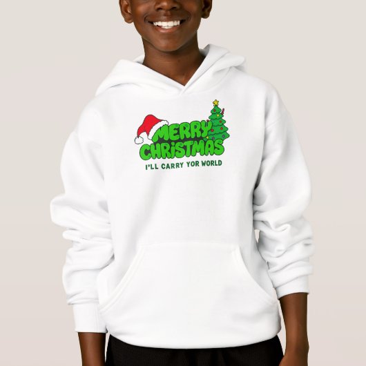 Prettig kerstfeest kinderen – Kerstman & Kerstboom (Voorkant)