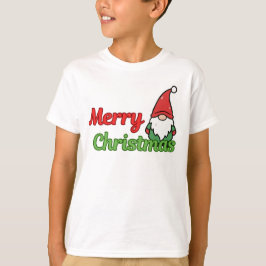 "Prettig kerstfeest" kindervakantie-uitgave T-shirt