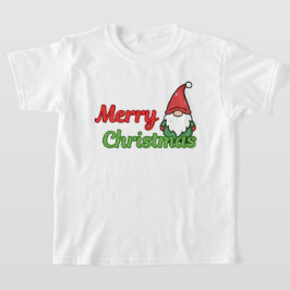 "Prettig kerstfeest" kindervakantie-uitgave T-shirt