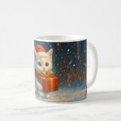 Prettig Kerstfeest - Kitten - Cadeau - Mok (Voorkant rechts)
