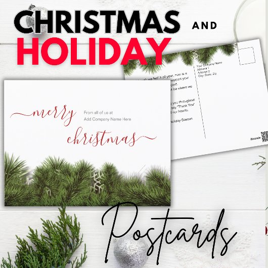 Prettig Kerstfeest klant Briefkaart