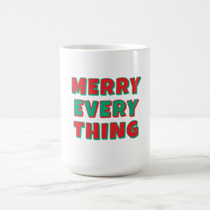 Prettig kerstfeest Klassiek Uniek Minimalistisch E Koffiemok