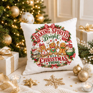 Prettig Kerstfeest Klassieke Rode Groene Citeren K Kussen