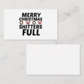 PRETTIG KERSTFEEST KLEDING VOLLEDIG NOTITIEKAARTJE (Voorkant / Achterkant)