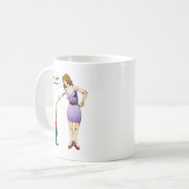 Prettig kerstfeest Kleine Elf Koffiemok (Voorkant links)