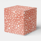 Prettig Kerstfeest Kleine Witte Sterren Twinkelend Bedankdoosjes (Achterkant)