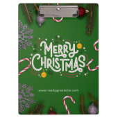 Prettig kerstfeest klembord (Voorkant)