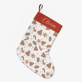 Prettig kerstfeest Koekjes Kleine Kerstmuts Kerstsok