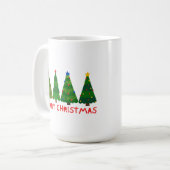 Prettig kerstfeest koffiemok (Voorkant links)